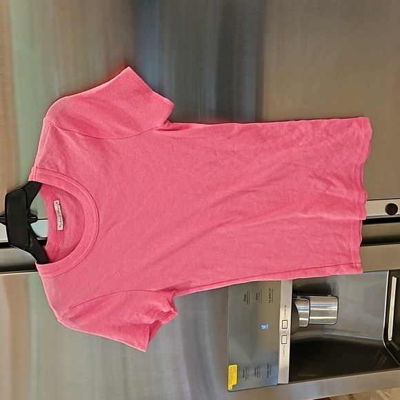 💕MICHAEL STARS💕 Fallon Shine Tee ~ Fandango Pink One Size NWOT - Picture 8 of 14